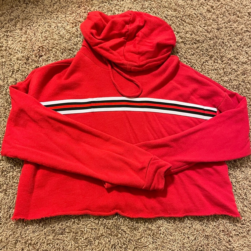 Forever 21 crop top hoodie